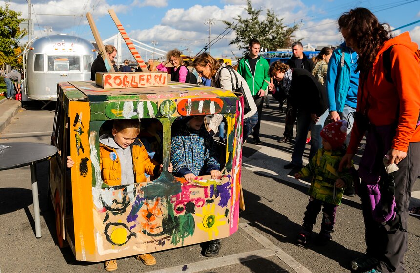 Как прошел Праздник московского троллейбуса 36 фото