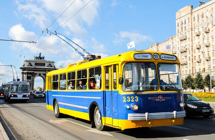 Как прошел Праздник московского троллейбуса 23 фото