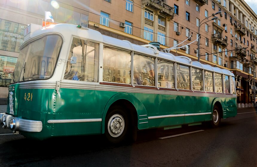 Как прошел Праздник московского троллейбуса 29 фото