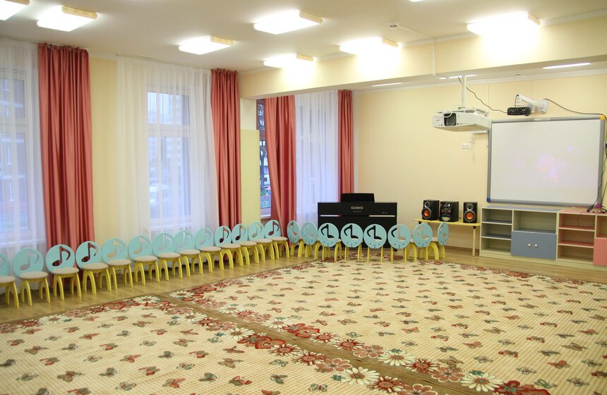 Сергей Собянин посетил новый детский сад в районе Кунцево 24 фото