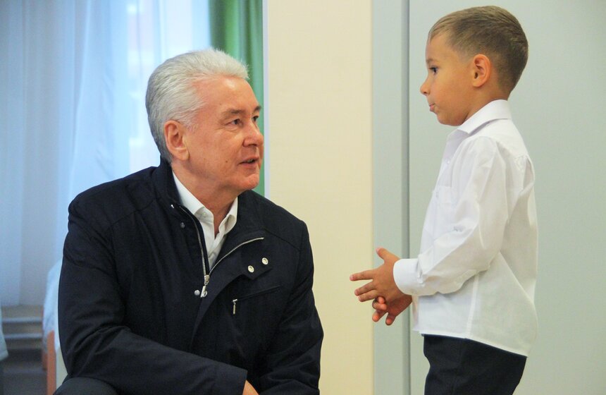 Сергей Собянин посетил новый детский сад в районе Кунцево 20 фото