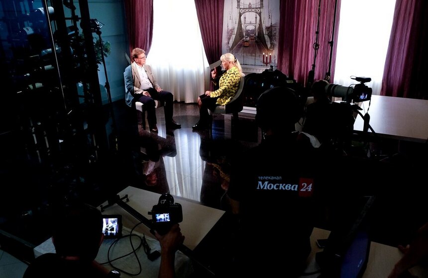 Татьяна Покровская на съемках программы "Важная персона" 3 фото