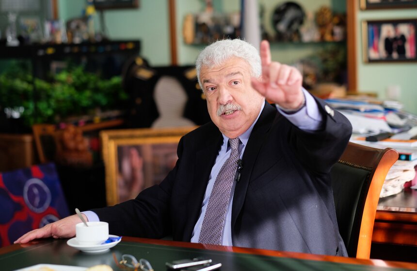 Михаил Гусман на съемках программы "Важная персона" 3 фото