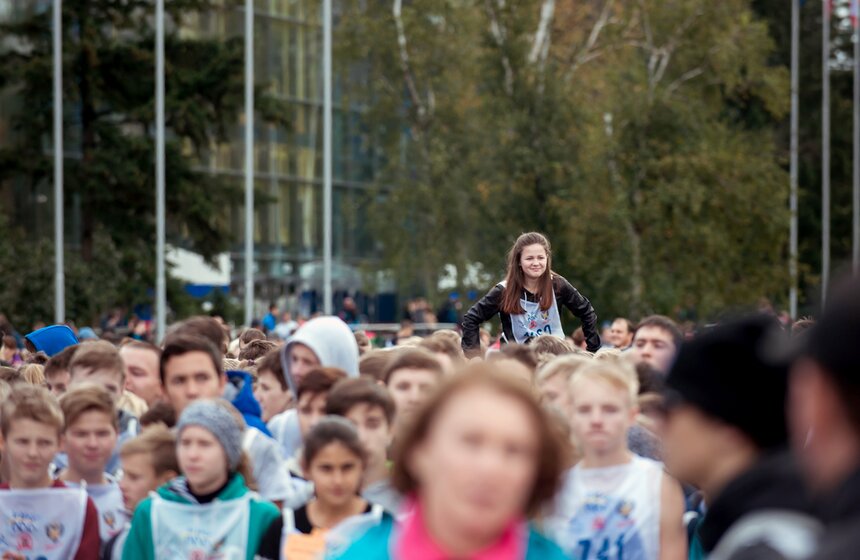 Центральный старт Всероссийского дня бега на ВДНХ 10 фото