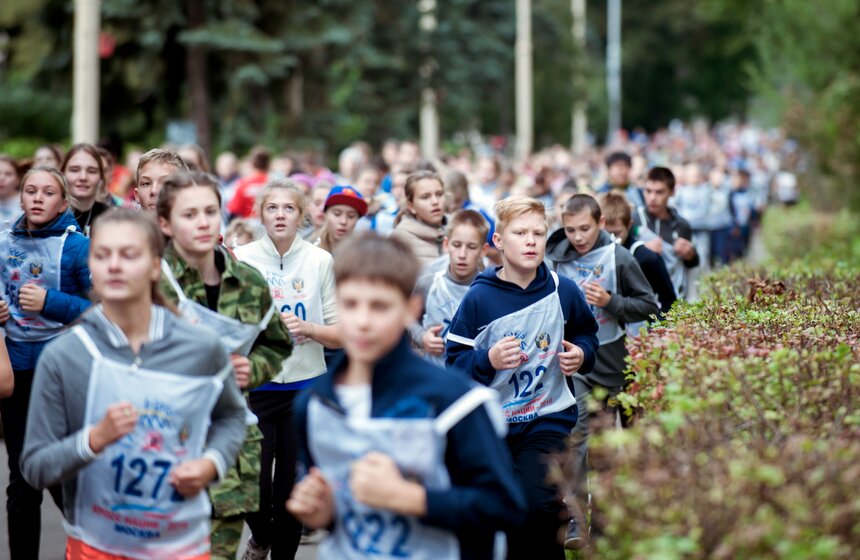 Центральный старт Всероссийского дня бега на ВДНХ 15 фото