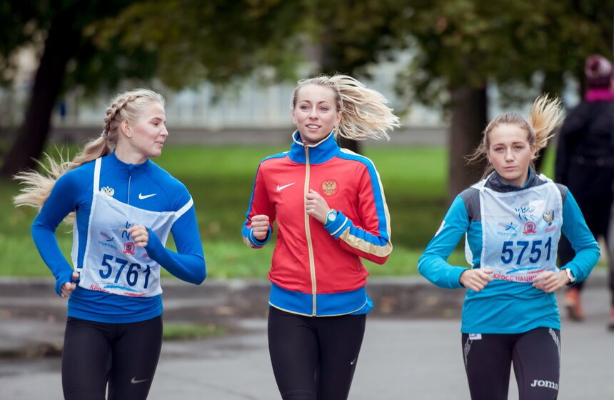 Центральный старт Всероссийского дня бега на ВДНХ 17 фото
