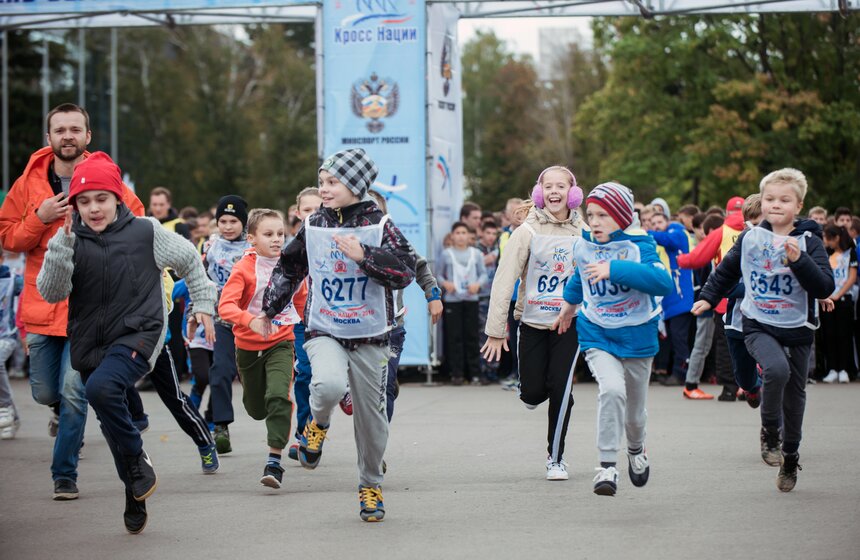 Центральный старт Всероссийского дня бега на ВДНХ 6 фото