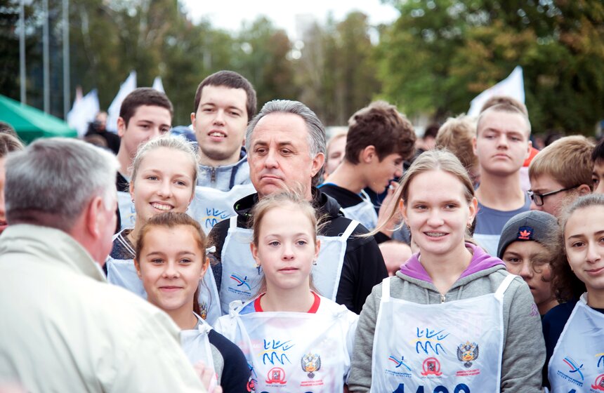 Центральный старт Всероссийского дня бега на ВДНХ 5 фото