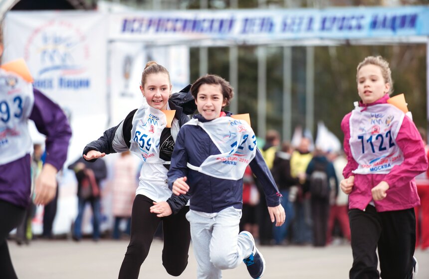 Центральный старт Всероссийского дня бега на ВДНХ 4 фото