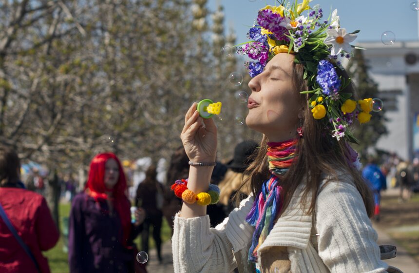 На ВВЦ прошел Парад мыльных пузырей 19 фото