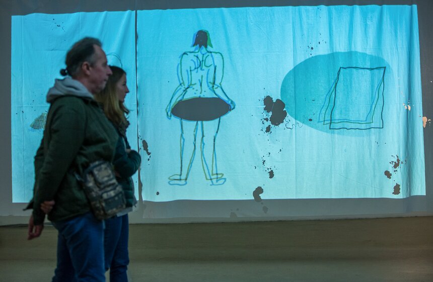 Выставка пермских художников "Форма незримого" 11 фото