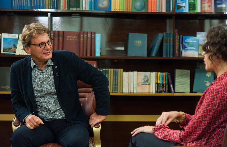 Анастасия Чернобровина на съемках программы "Важная персона" 13 фото