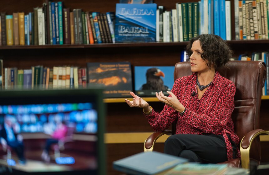 Анастасия Чернобровина на съемках программы "Важная персона" 11 фото