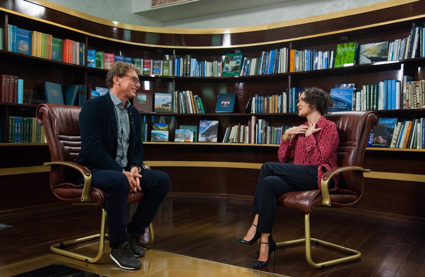 Анастасия Чернобровина на съемках программы "Важная персона" 12 фото