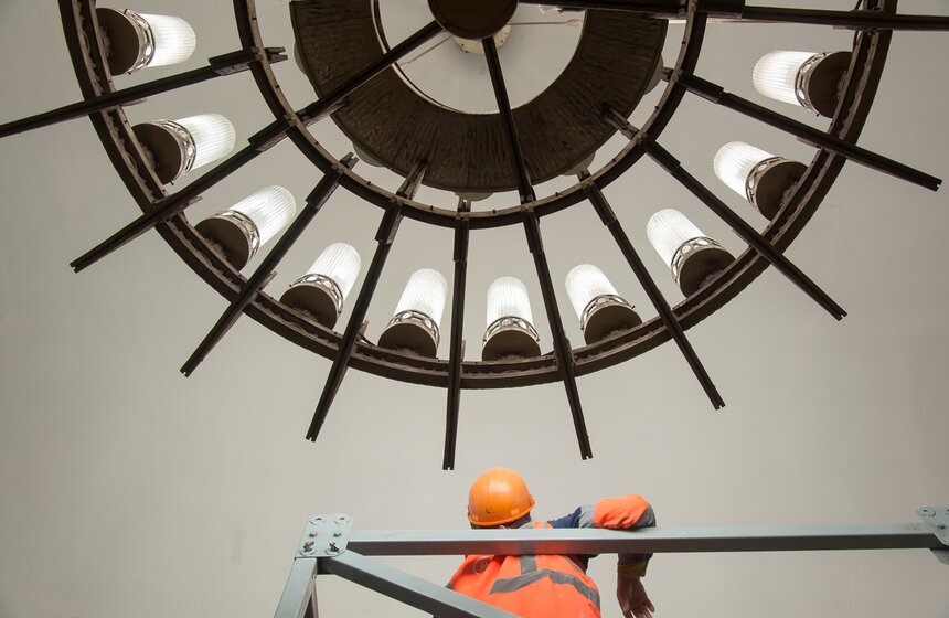 Центральный участок фиолетовой ветки метро закрыли на ремонт 30 фото