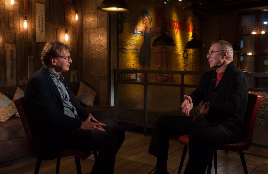 Вячеслав Фетисов на съемках программы "Важная персона" 1 фото