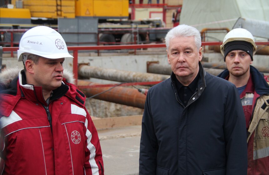 Мэр дал старт проходке тоннеля между "Рубцовской" и "Лефортово" 7 фото