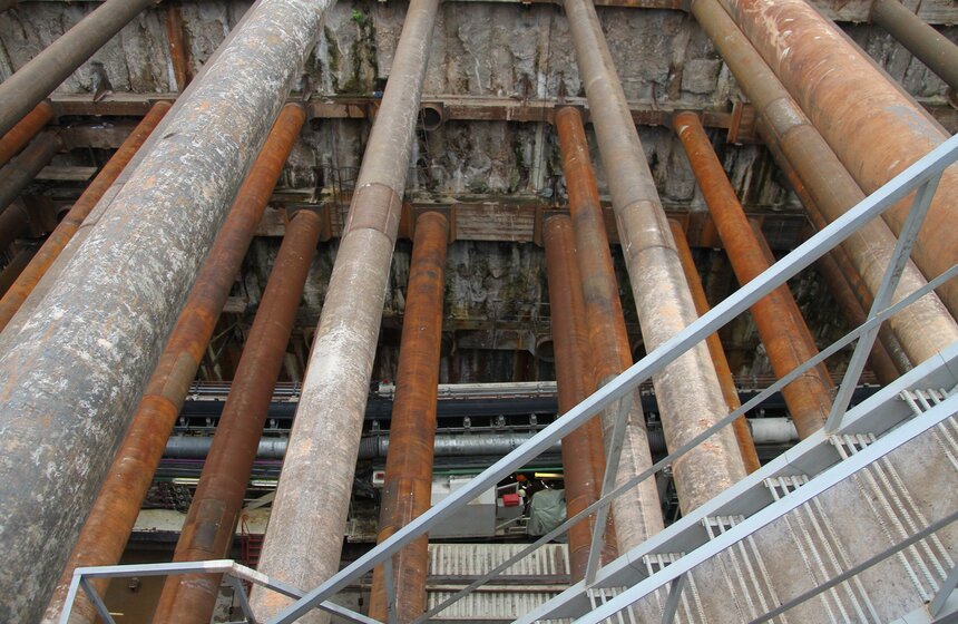 Мэр дал старт проходке тоннеля между "Рубцовской" и "Лефортово" 8 фото