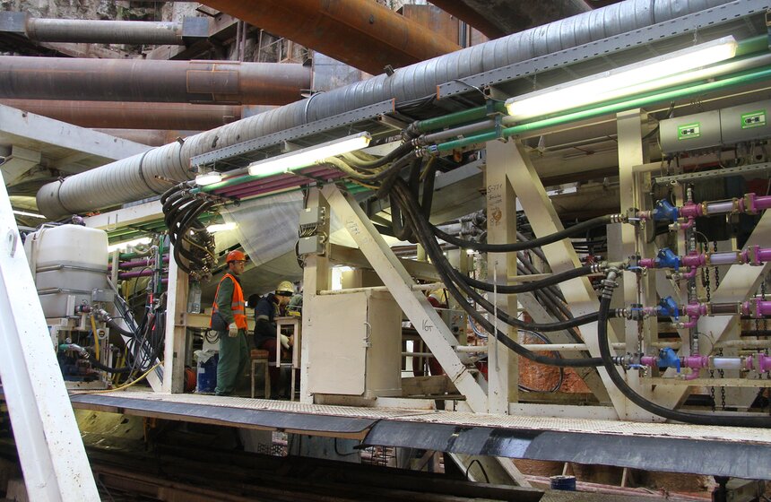 Мэр дал старт проходке тоннеля между "Рубцовской" и "Лефортово" 14 фото