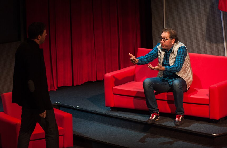 "Квартет И" представил спектакль "...в Бореньке чего-то нет" 35 фото