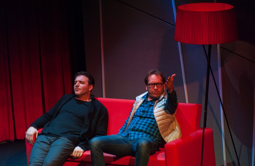 "Квартет И" представил спектакль "...в Бореньке чего-то нет" 34 фото