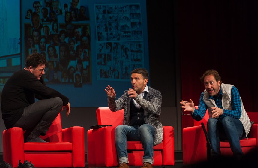 "Квартет И" представил спектакль "...в Бореньке чего-то нет" 14 фото