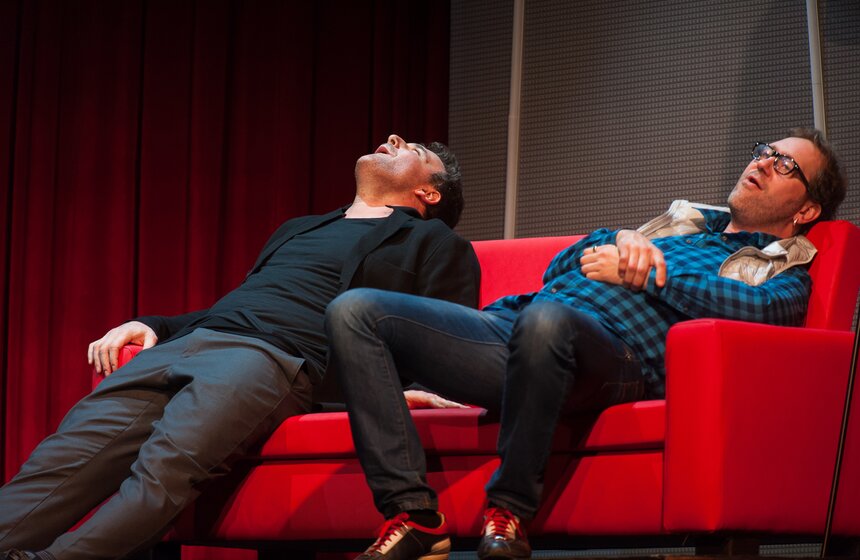 "Квартет И" представил спектакль "...в Бореньке чего-то нет" 22 фото