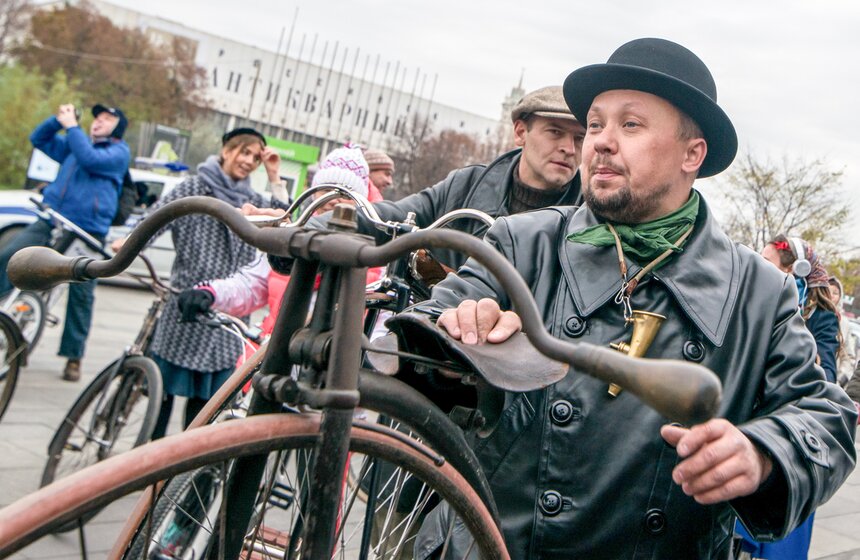 Открытие музея ретро-велосипедов 18 фото