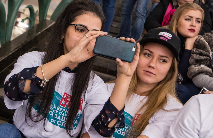 Акция "Ночь социальной рекламы" на "Славянском бульваре" 11 фото