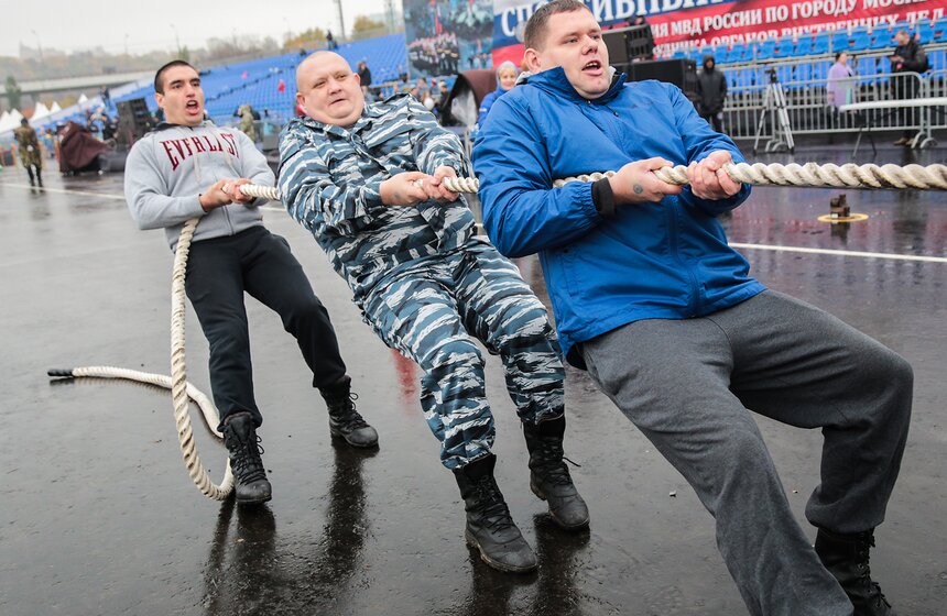 Спортивный праздник московской полиции прошел в ОК "Лужники" 19 фото
