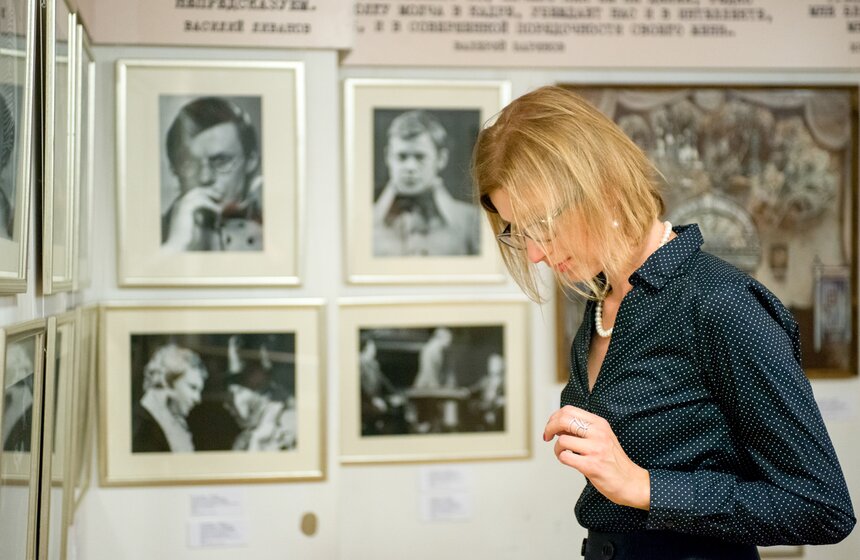 Выставка к 75-летию Виталия Соломина в Доме-музее М. С. Щепкина 12 фото