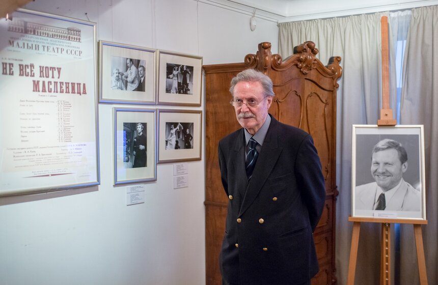 Выставка к 75-летию Виталия Соломина в Доме-музее М. С. Щепкина 13 фото