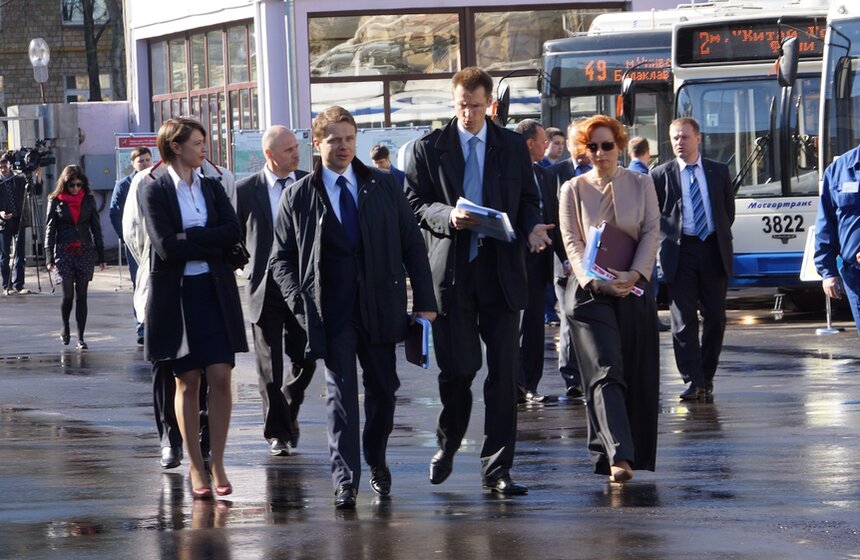 Сергей Собянин посетил Филевский троллейбусно-автобусный парк 6 фото