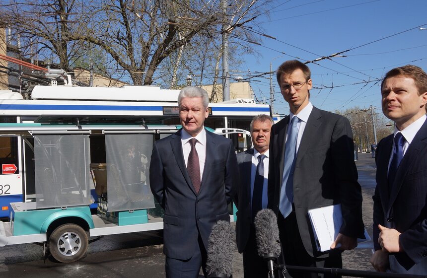 Сергей Собянин посетил Филевский троллейбусно-автобусный парк 3 фото