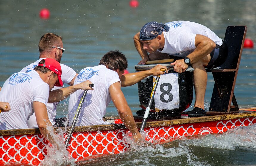 Чемпионат России по гребле на лодках класса "Дракон" 9 фото