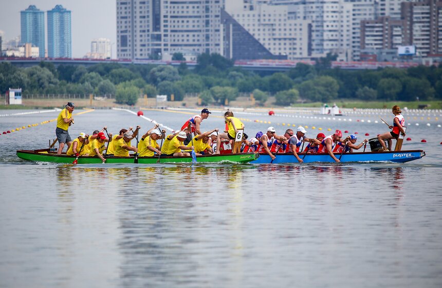 Чемпионат России по гребле на лодках класса "Дракон" 18 фото