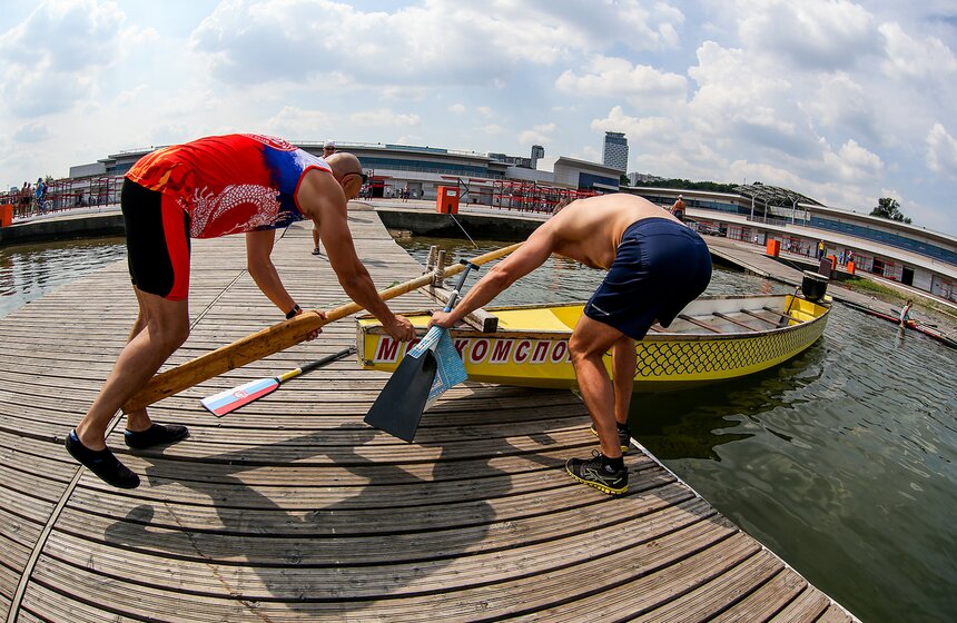 Чемпионат России по гребле на лодках класса "Дракон" 19 фото