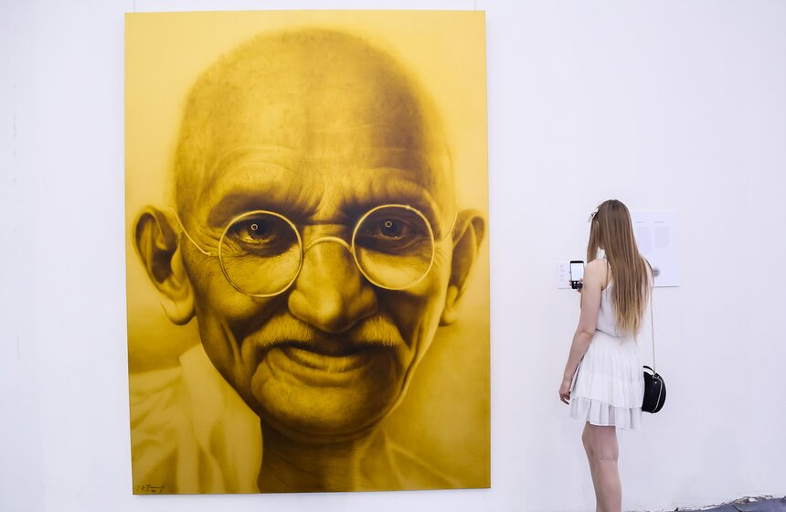 На ВДНХ открылась выставка современных художников Южной Кореи 7 фото