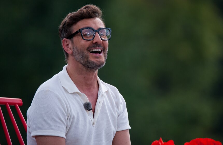 Съемки интервью "Лето в парке" в парке Горького 26 фото