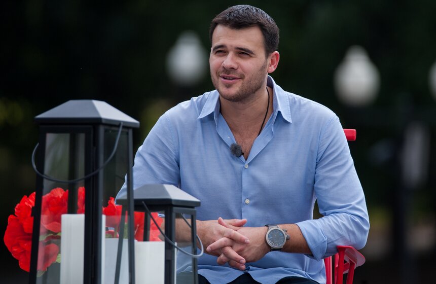 Съемки интервью "Лето в парке" в парке Горького 13 фото