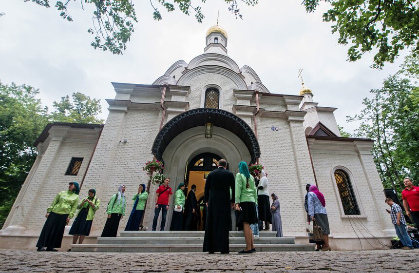 Освящение храма святого Иоанна Предтечи в Новодевичьем монастыре 17 фото