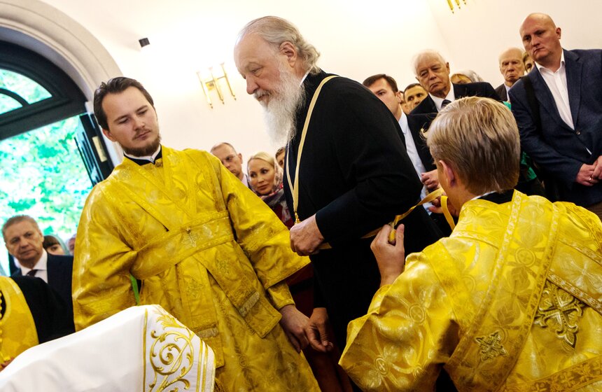 Освящение храма святого Иоанна Предтечи в Новодевичьем монастыре 12 фото