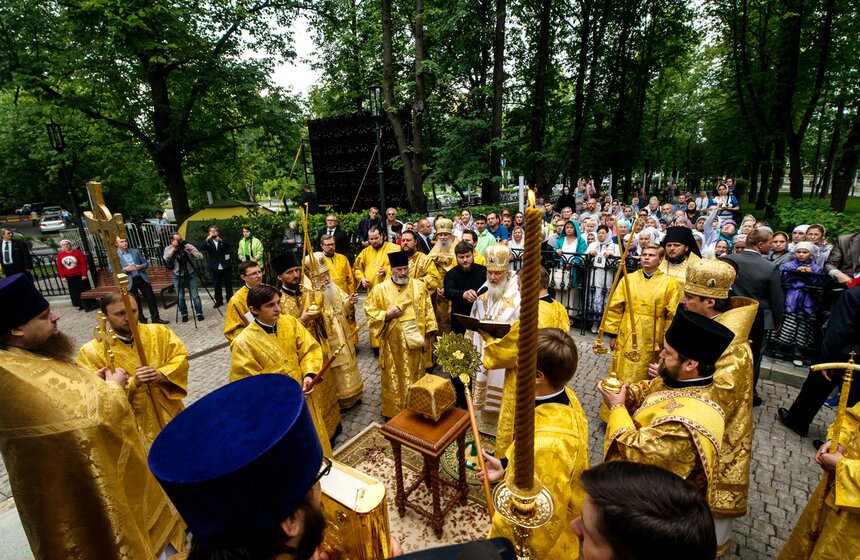 Освящение храма святого Иоанна Предтечи в Новодевичьем монастыре 15 фото