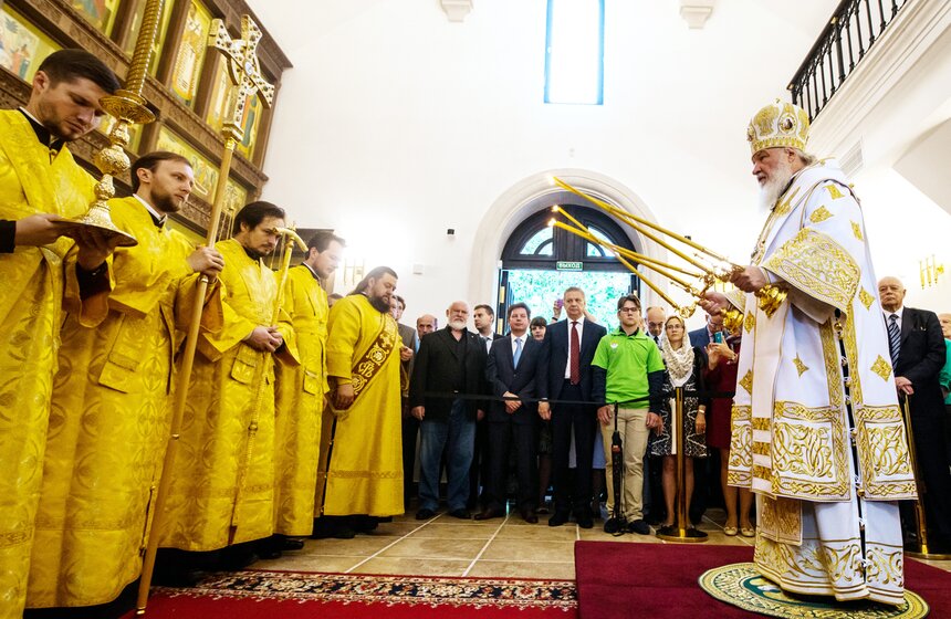 Освящение храма святого Иоанна Предтечи в Новодевичьем монастыре 13 фото