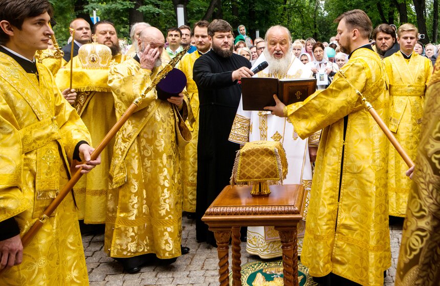 Освящение храма святого Иоанна Предтечи в Новодевичьем монастыре 16 фото