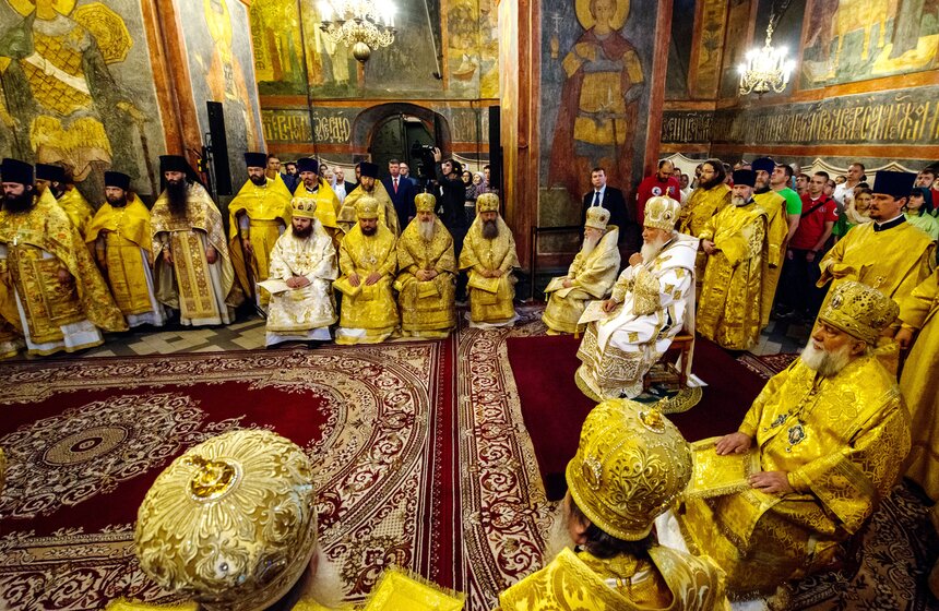 Освящение храма святого Иоанна Предтечи в Новодевичьем монастыре 23 фото