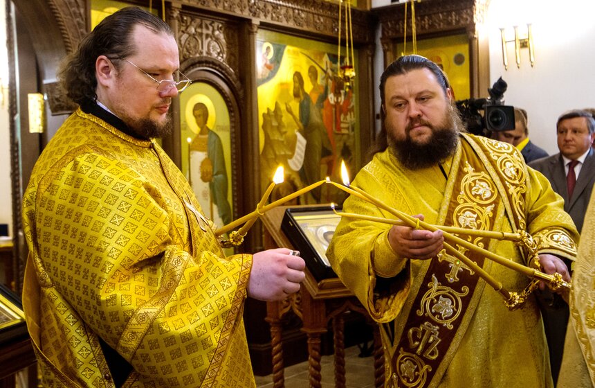 Освящение храма святого Иоанна Предтечи в Новодевичьем монастыре 10 фото