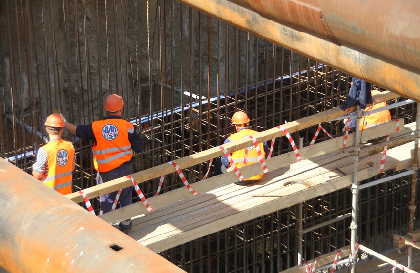 Сергей Собянин посетил стройку станции "Некрасовка" 5 фото