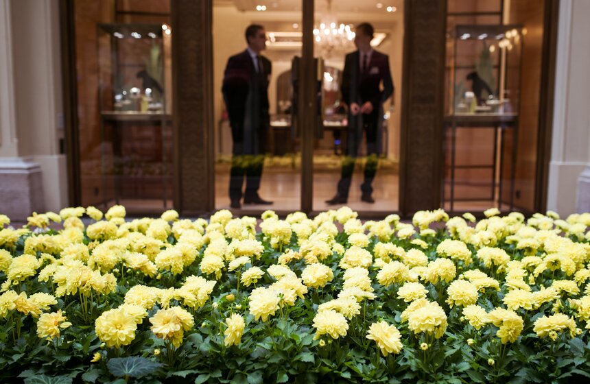 Фестиваль цветов в ГУМе 17 фото