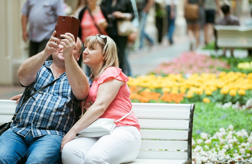 Фестиваль цветов в ГУМе 16 фото